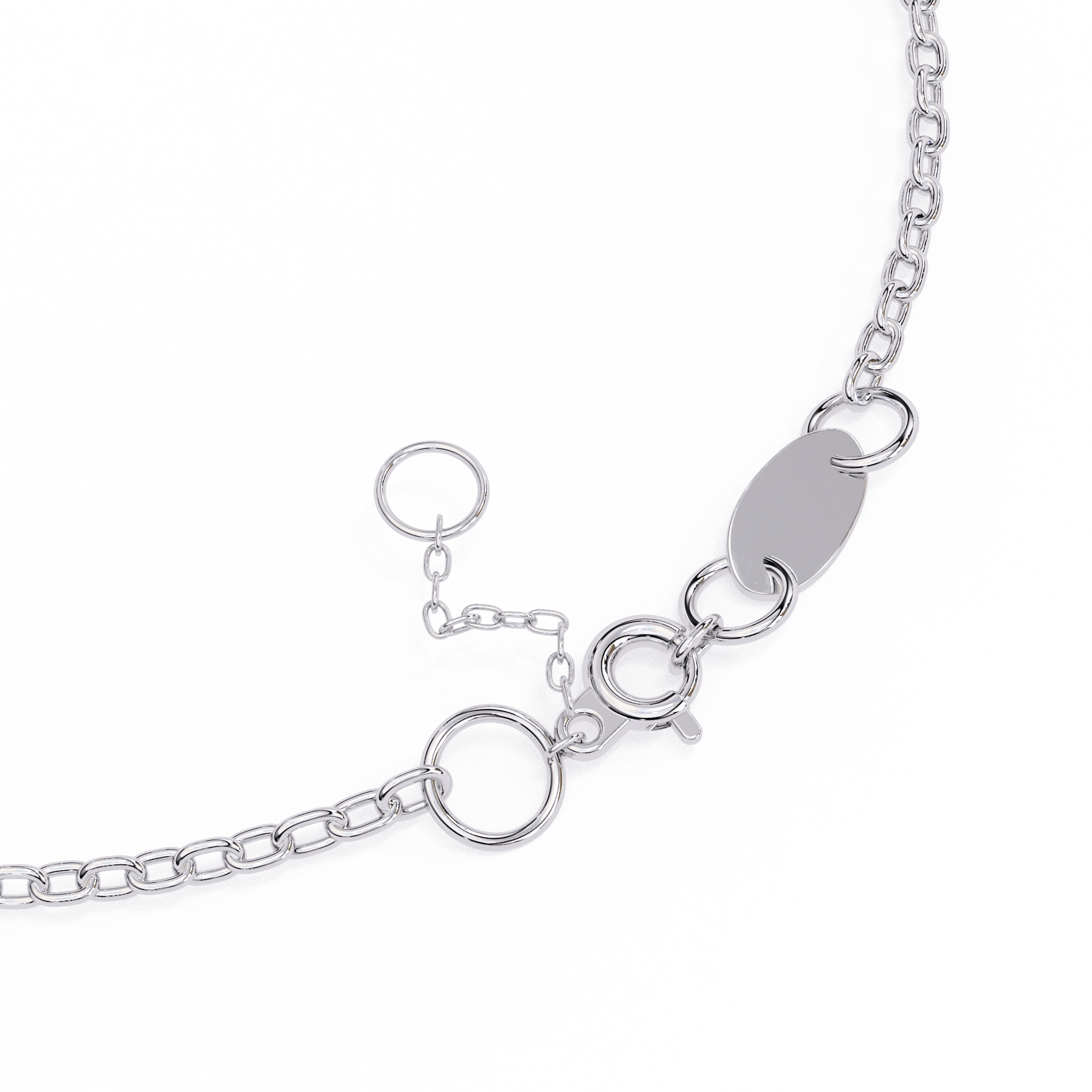 Solitairekart 0.06ct Round Cut Natural Diamond Bracelet-HI Color. VS-SI Clarity
